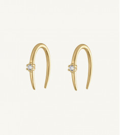 Luna Open Hoop Earring