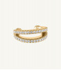 Sterling Gold diamond Earring