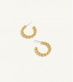 Medium Hoop gold Earrings